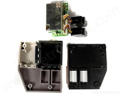 The disassembled receiver