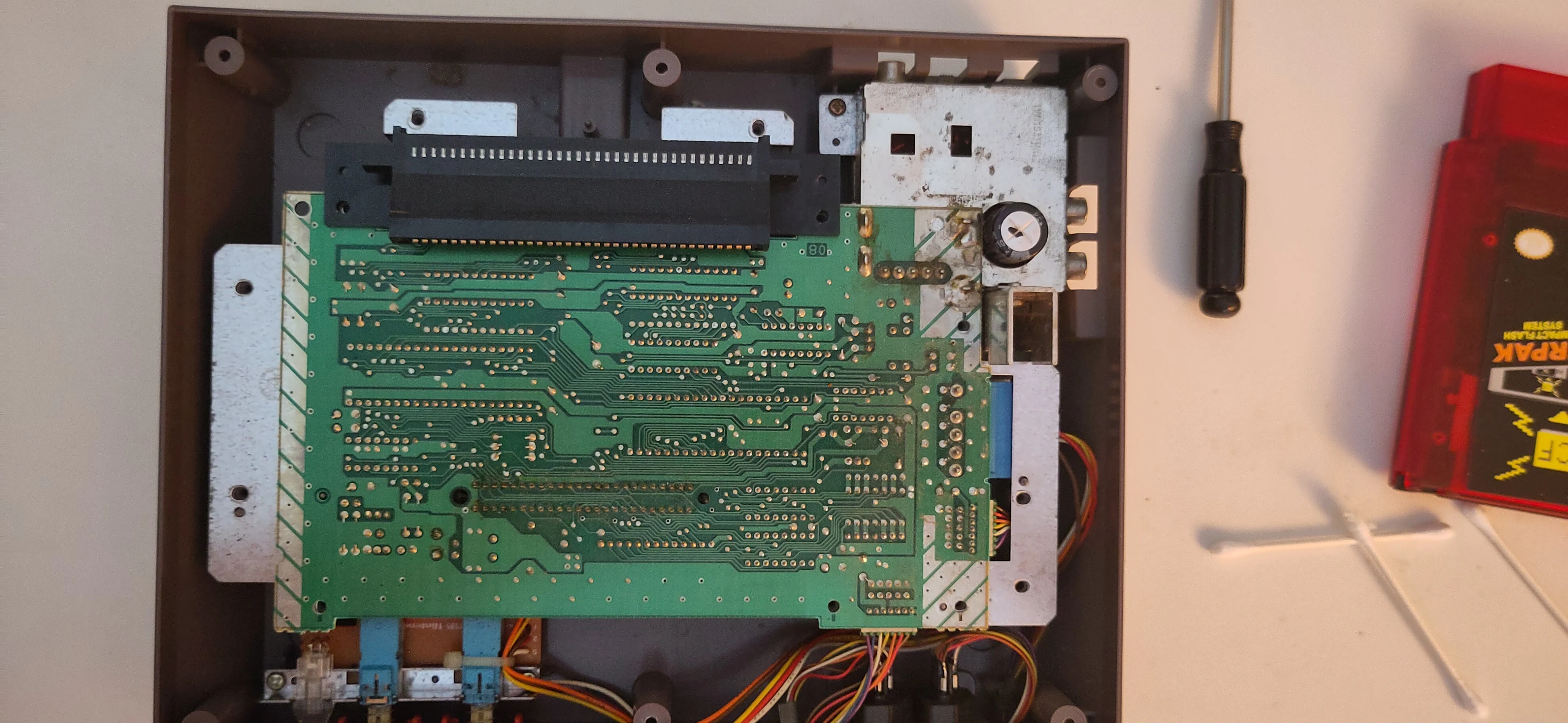 Remaining screws under top shield