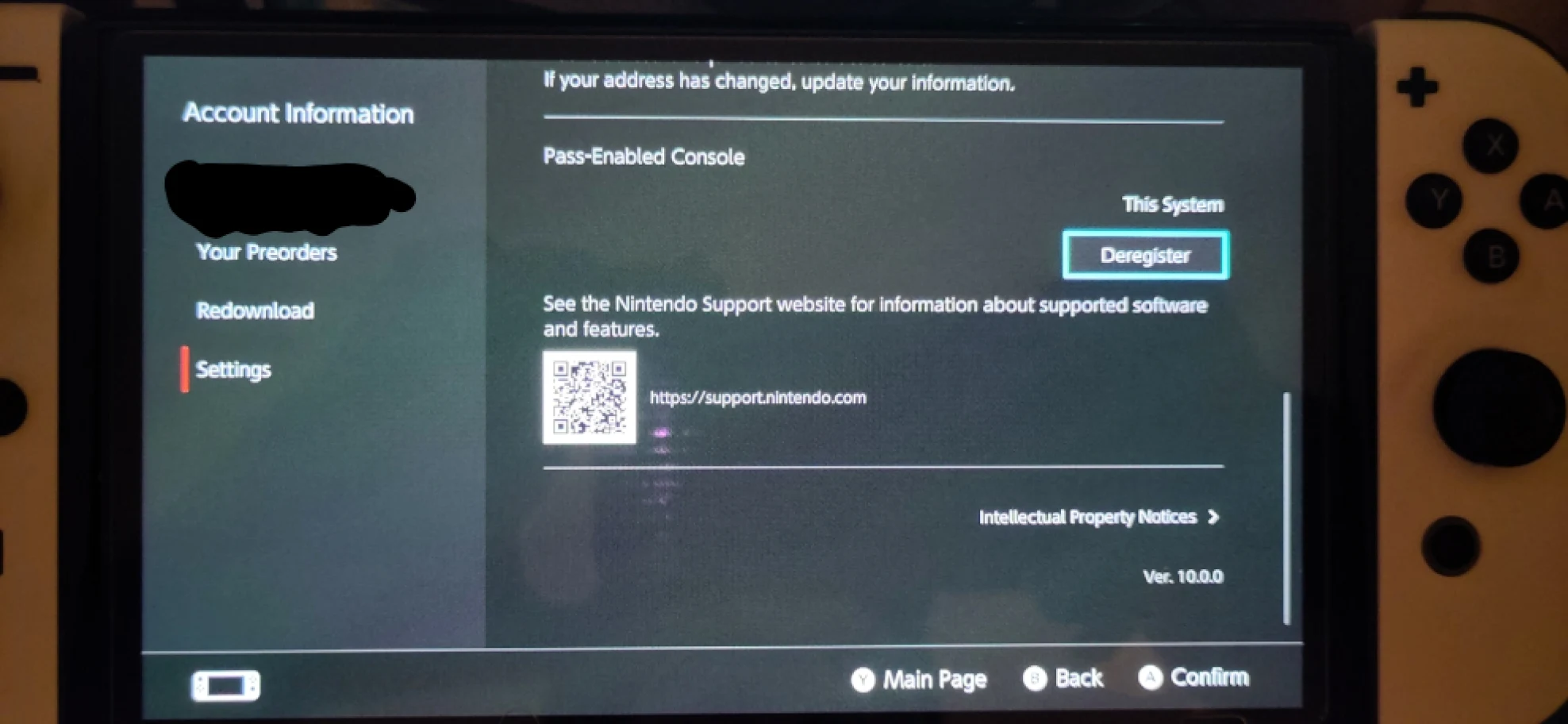 Pass enabled Primary console